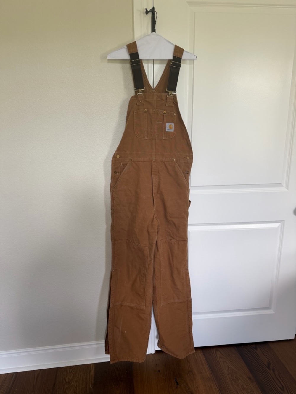 Carhartt Brown Duck Work Overalls